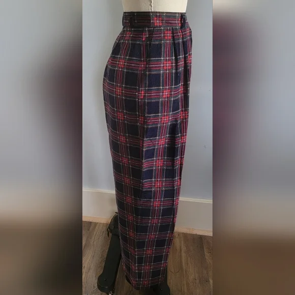 Charter Club Corduroy Scottish Plaid Cotton Pants Size 12 - Picture 2 of 12